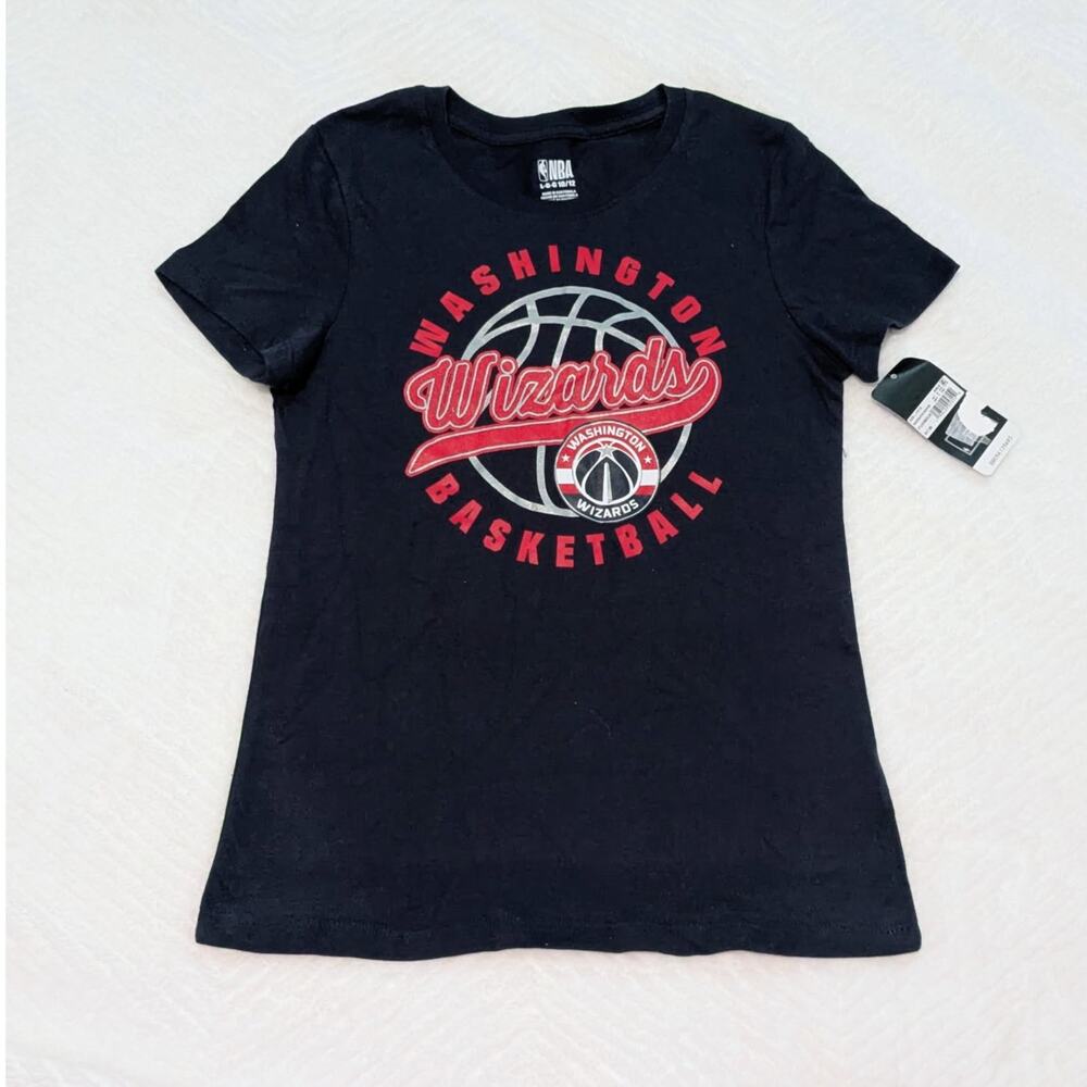 "Washington Wizards Basketball" Girl's Blue Shirt Size L (10/12)